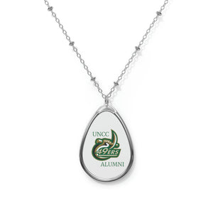 UNCC ALUMNI Oval Necklace