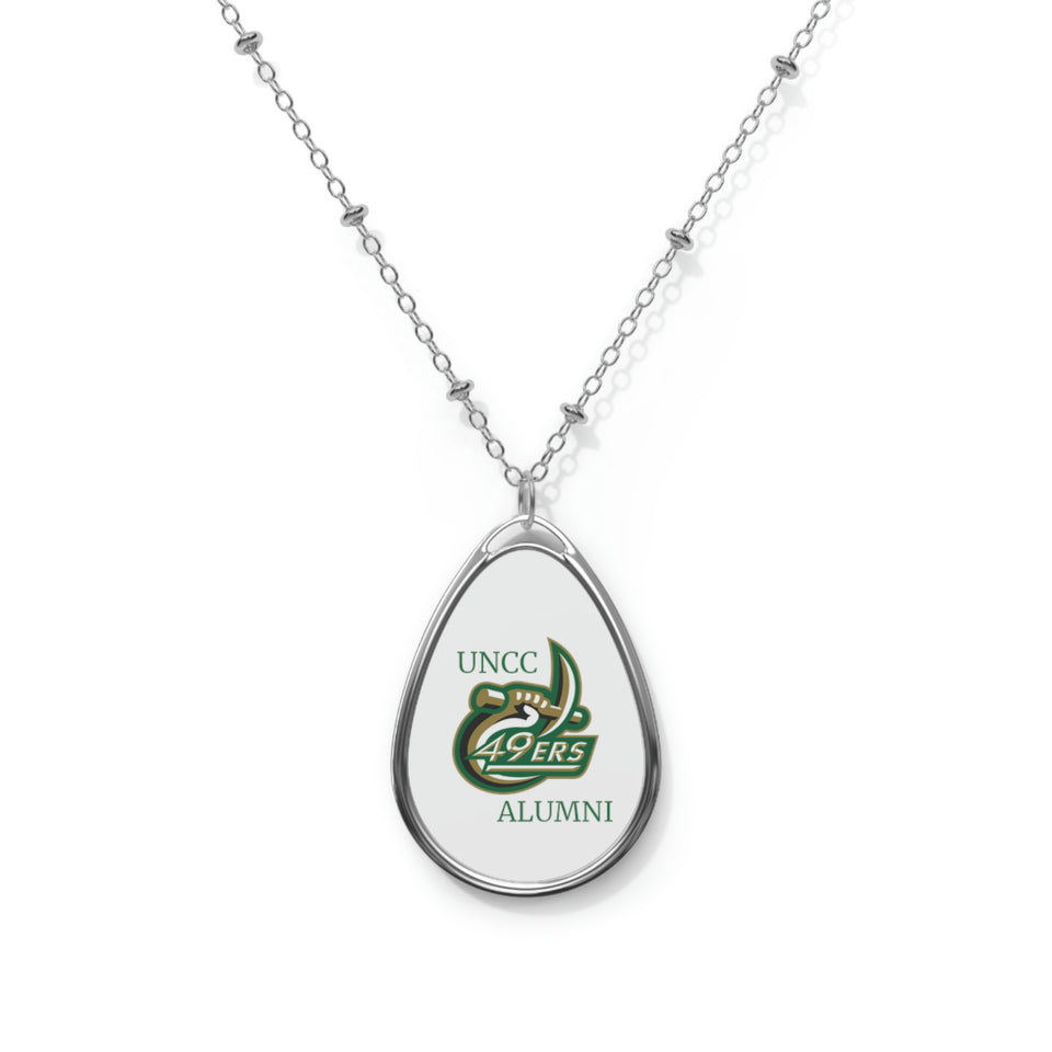 UNCC ALUMNI Oval Necklace