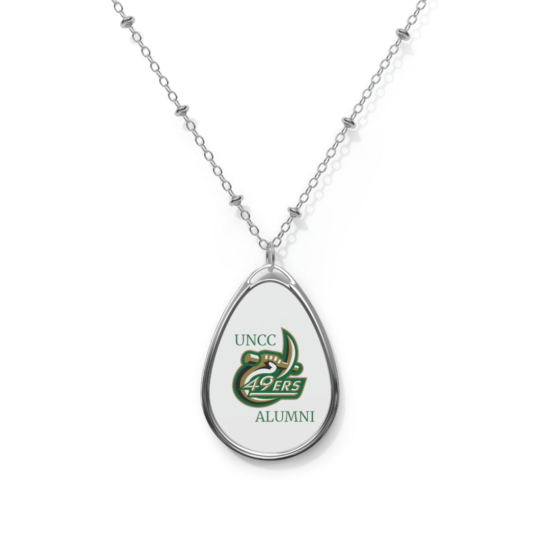 UNCC ALUMNI Oval Necklace