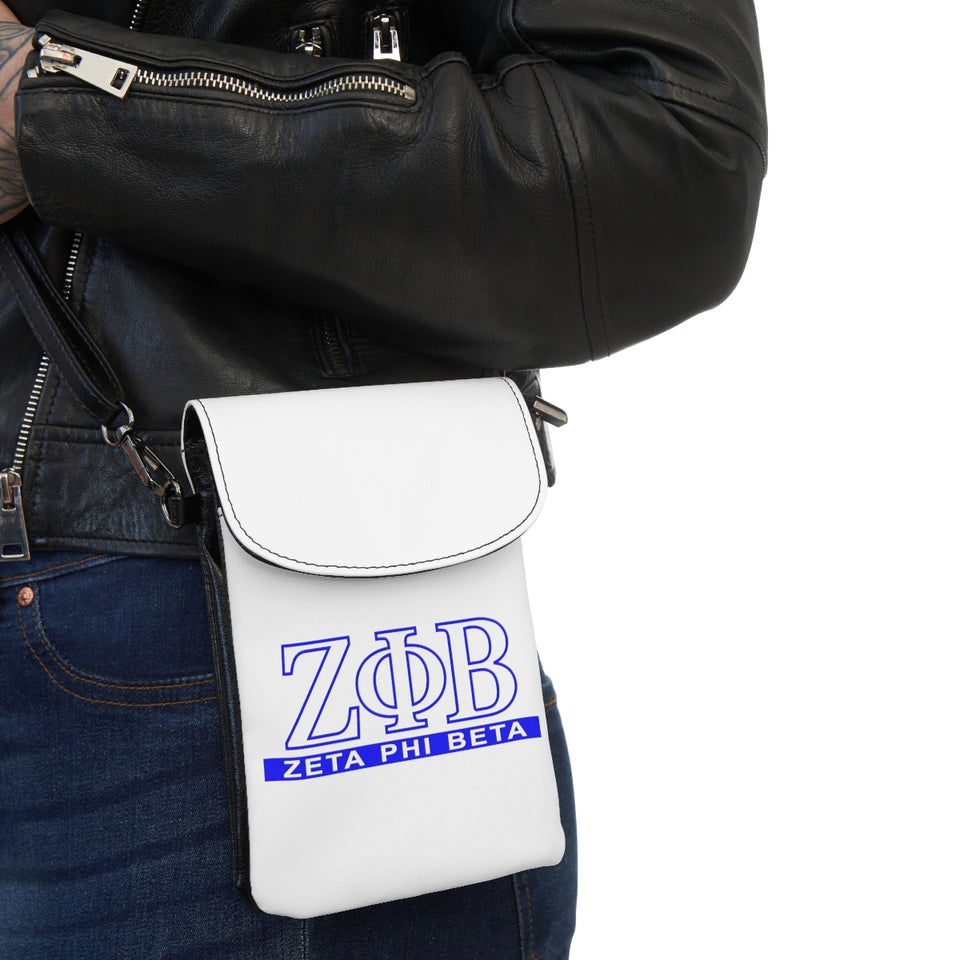 Zeta Phi Beta Cell Phone Wallet