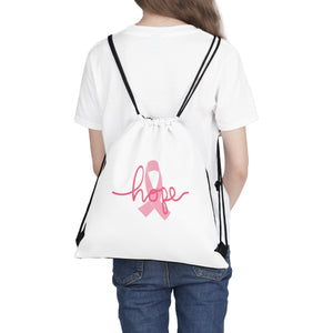 Breast Cancer Awareness HOPE Outdoor Drawstring Bag