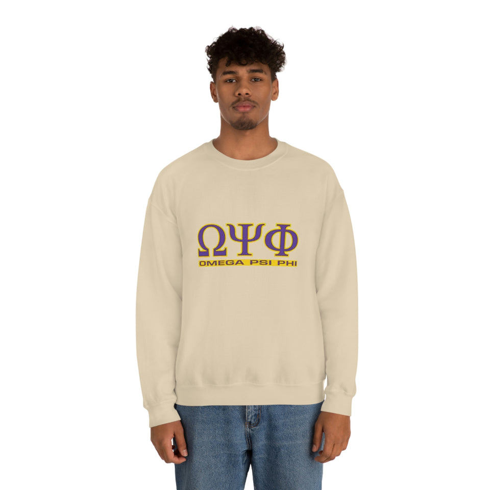 Omega Psi Phi Unisex Heavy Blend™ Crewneck Sweatshirt