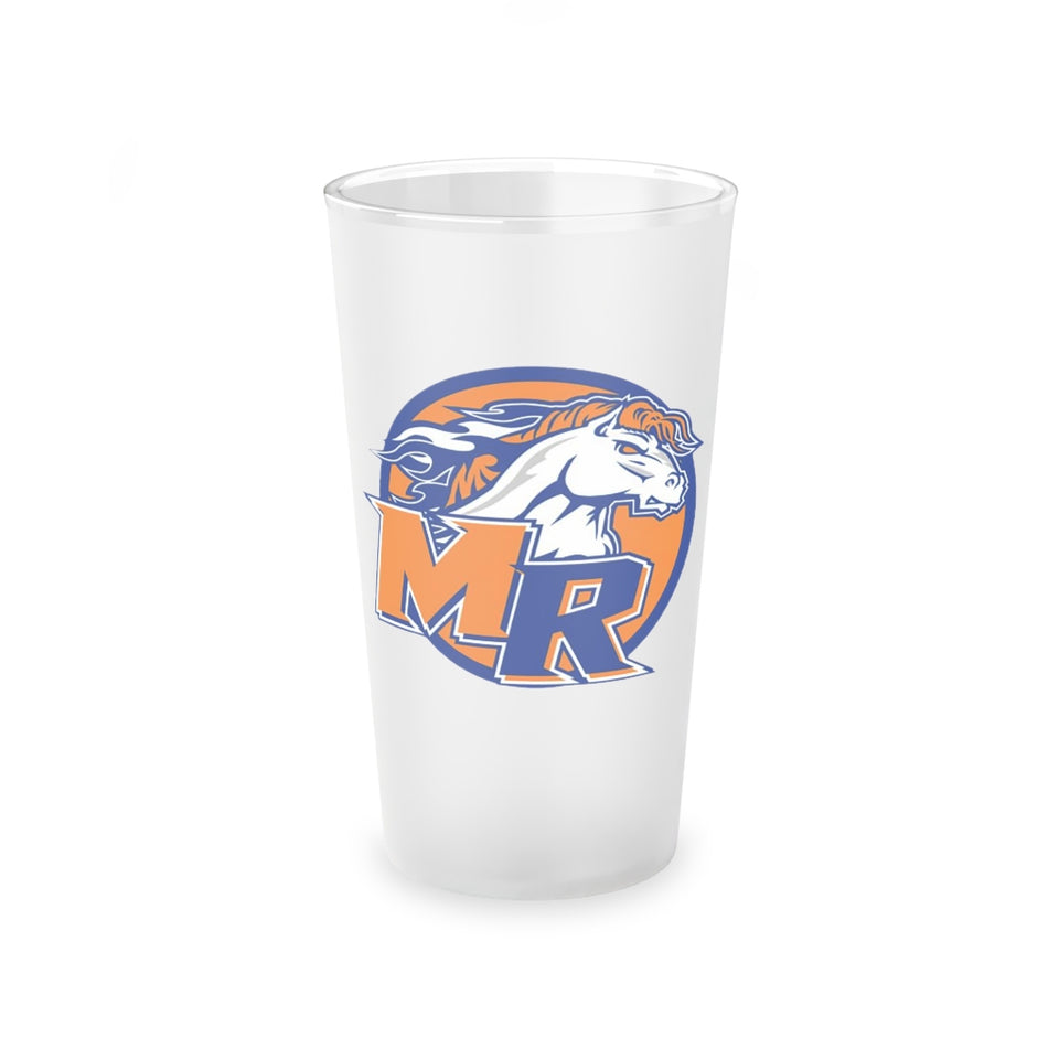 Marvin Ridge HS Frosted Pint Glass, 16oz