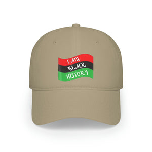 I Am Black History Low Profile Baseball Cap