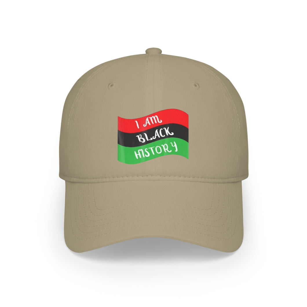 I Am Black History Low Profile Baseball Cap