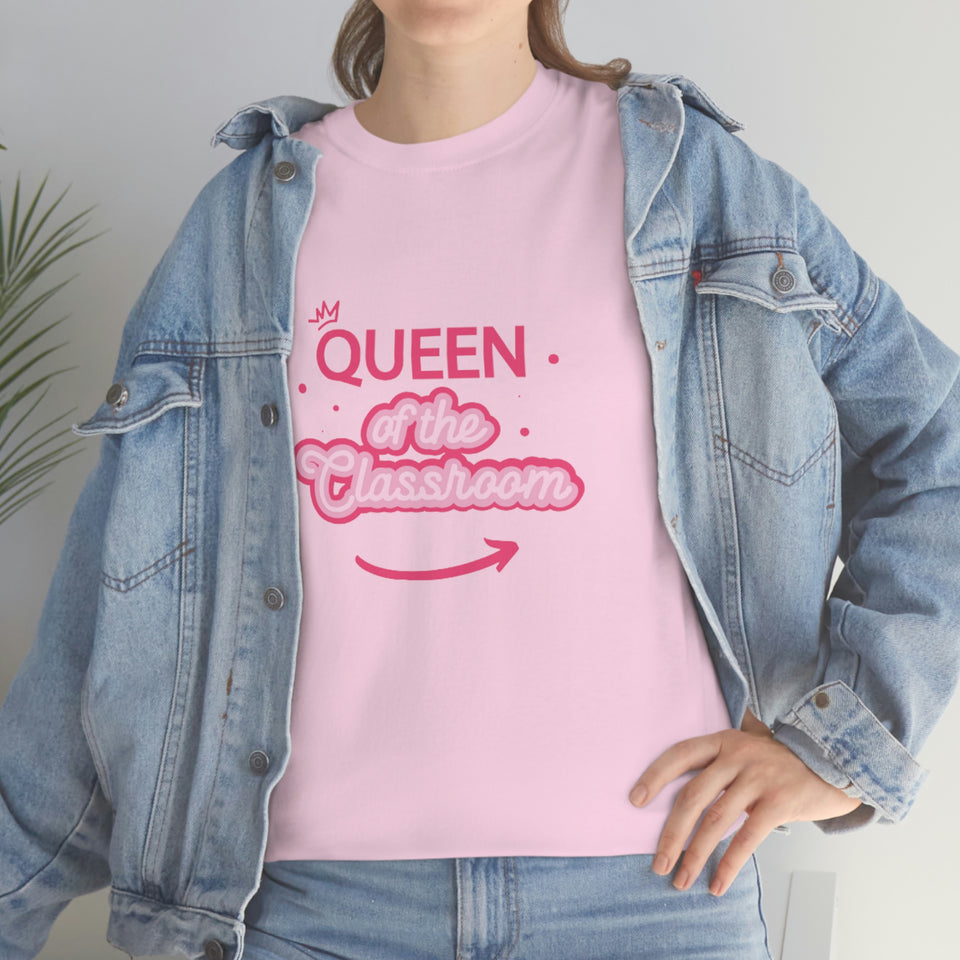 Queen of The Classroom Cotton Tee