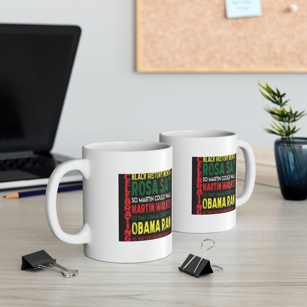 Celebrating Black History Month Ceramic Mug 11oz