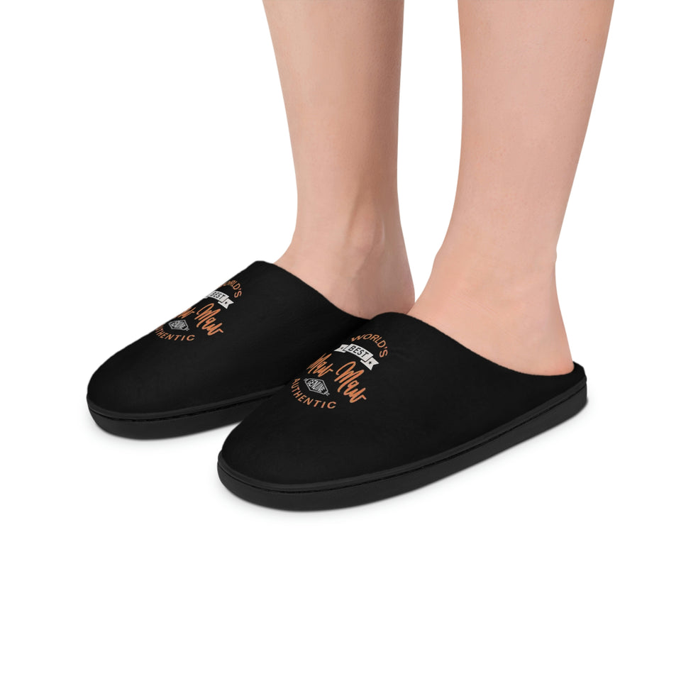 Worlds Best Maw Maw Women's Indoor Slippers