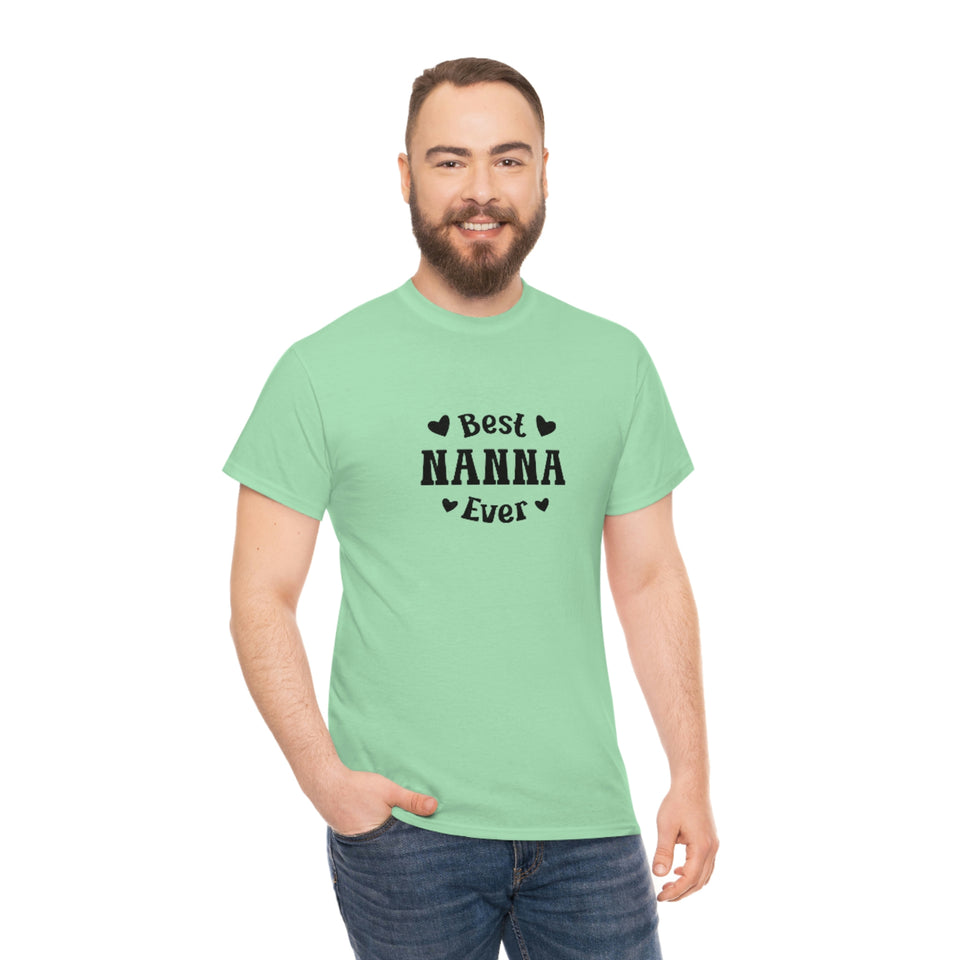 Best Nanna Ever Unisex Heavy Cotton Tee