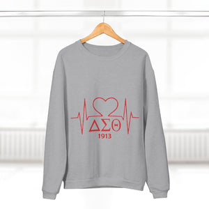 Delta Heartbeat Unisex Crew Neck Sweatshirt