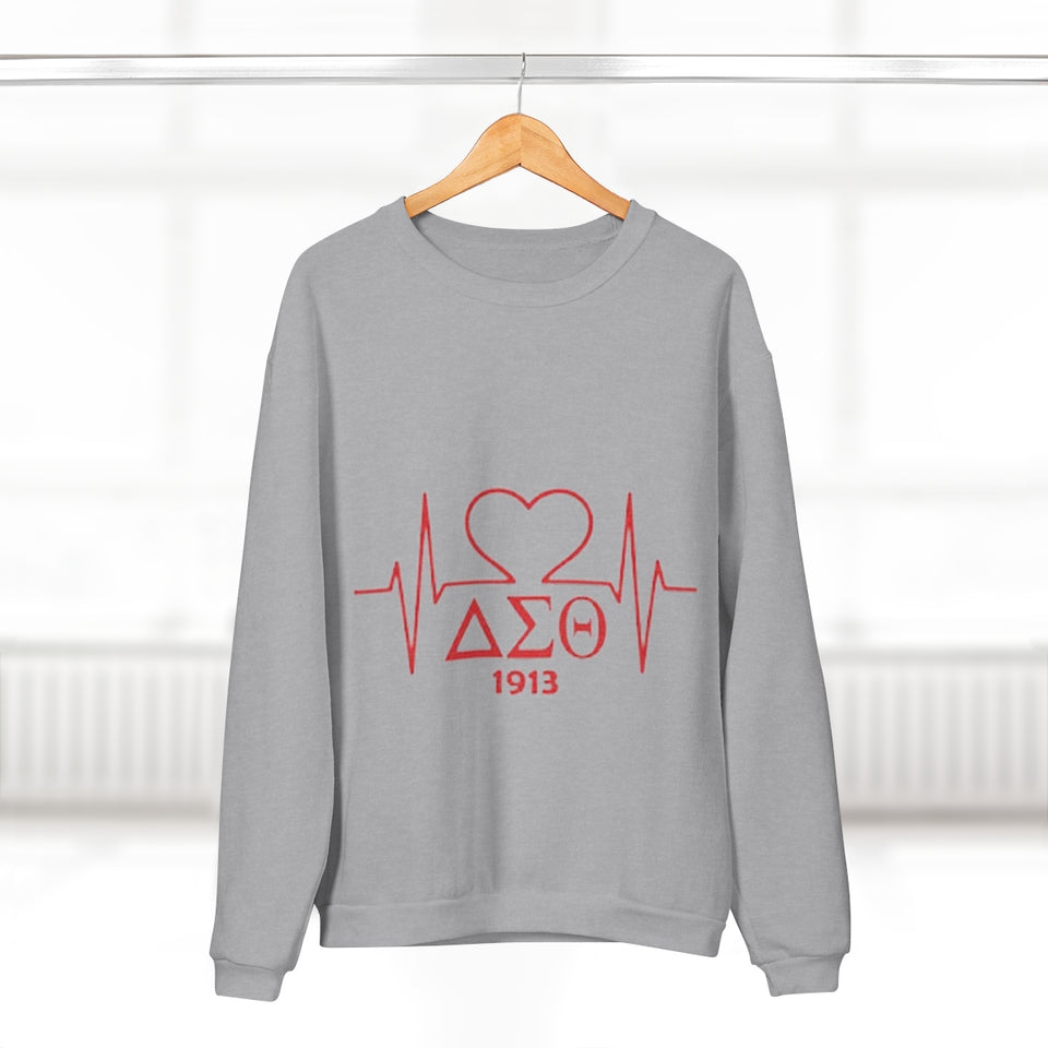 Delta Heartbeat Unisex Crew Neck Sweatshirt
