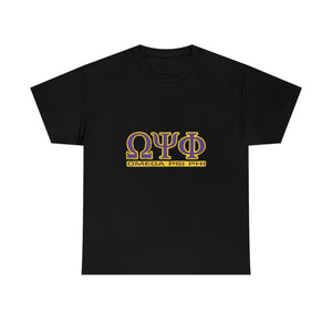Omega Psi Phi Unisex Heavy Cotton Tee