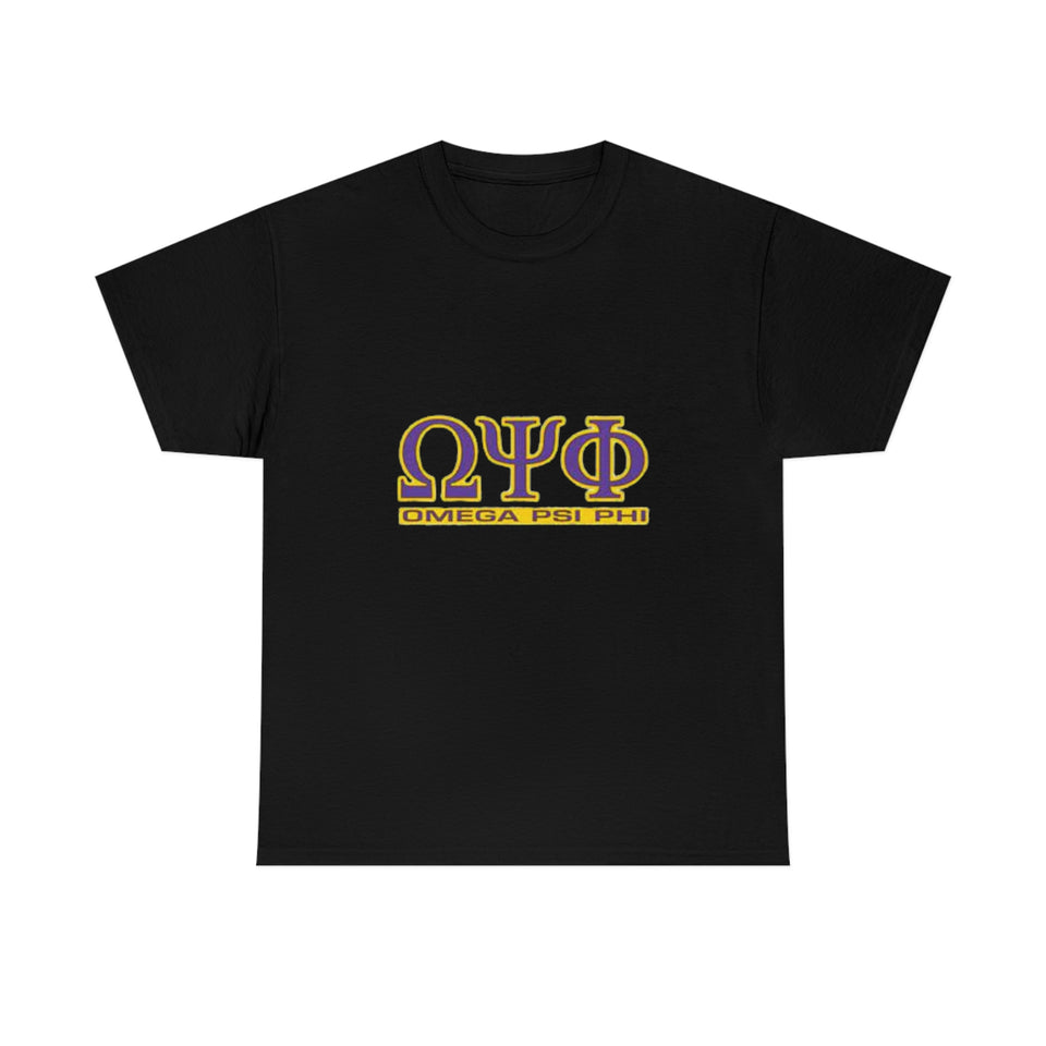 Omega Psi Phi Unisex Heavy Cotton Tee
