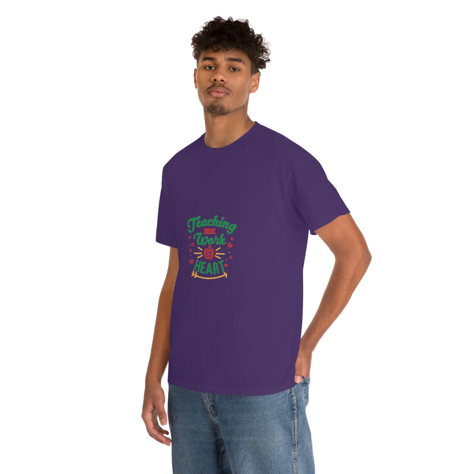 Work of Heart Cotton Tee