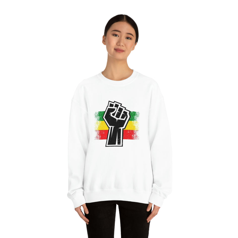 Black Fist Unisex Heavy Blend™ Crewneck Sweatshirt