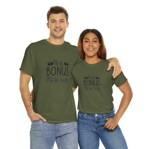 Best Bonus Mom Ever Unisex Heavy Cotton Tee