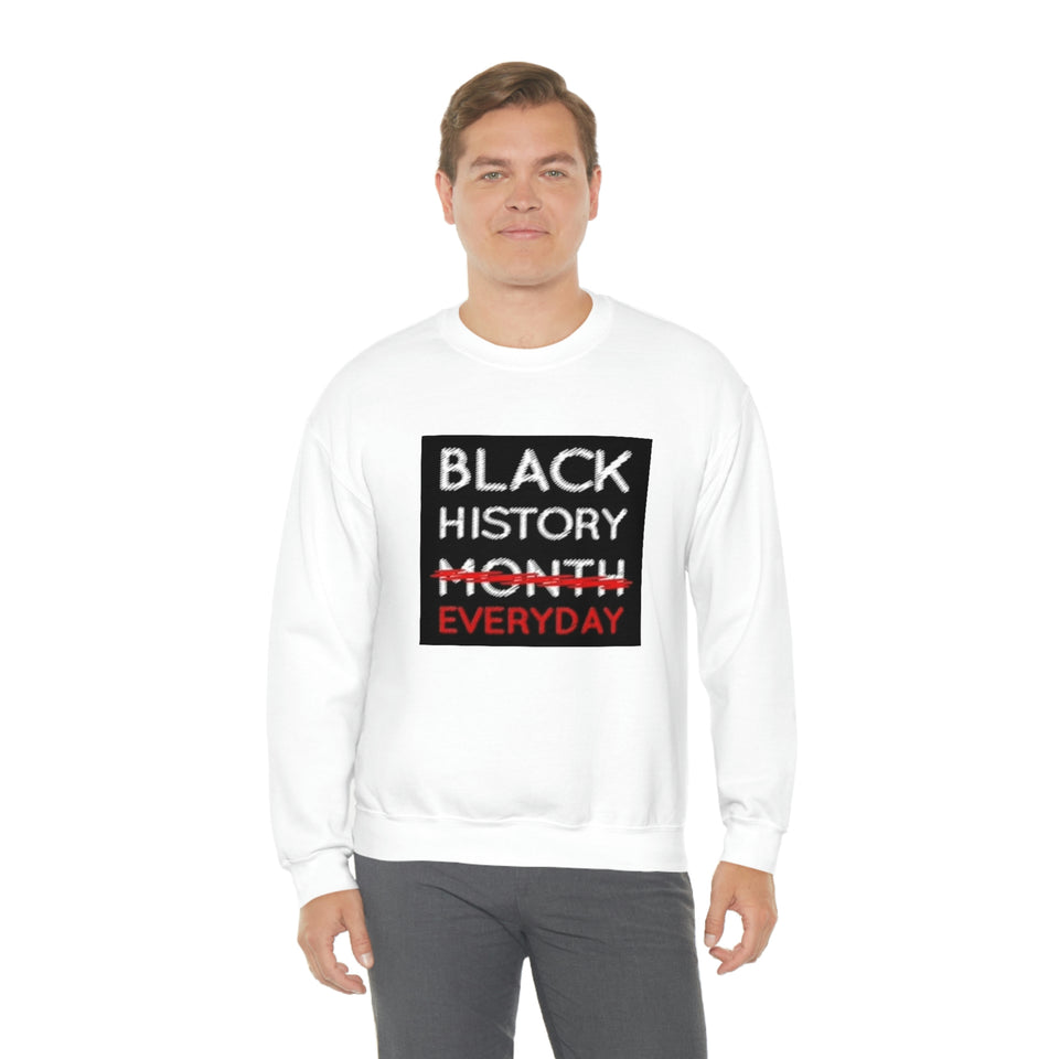 Black History Everyday Unisex Heavy Blend™ Crewneck Sweatshirt