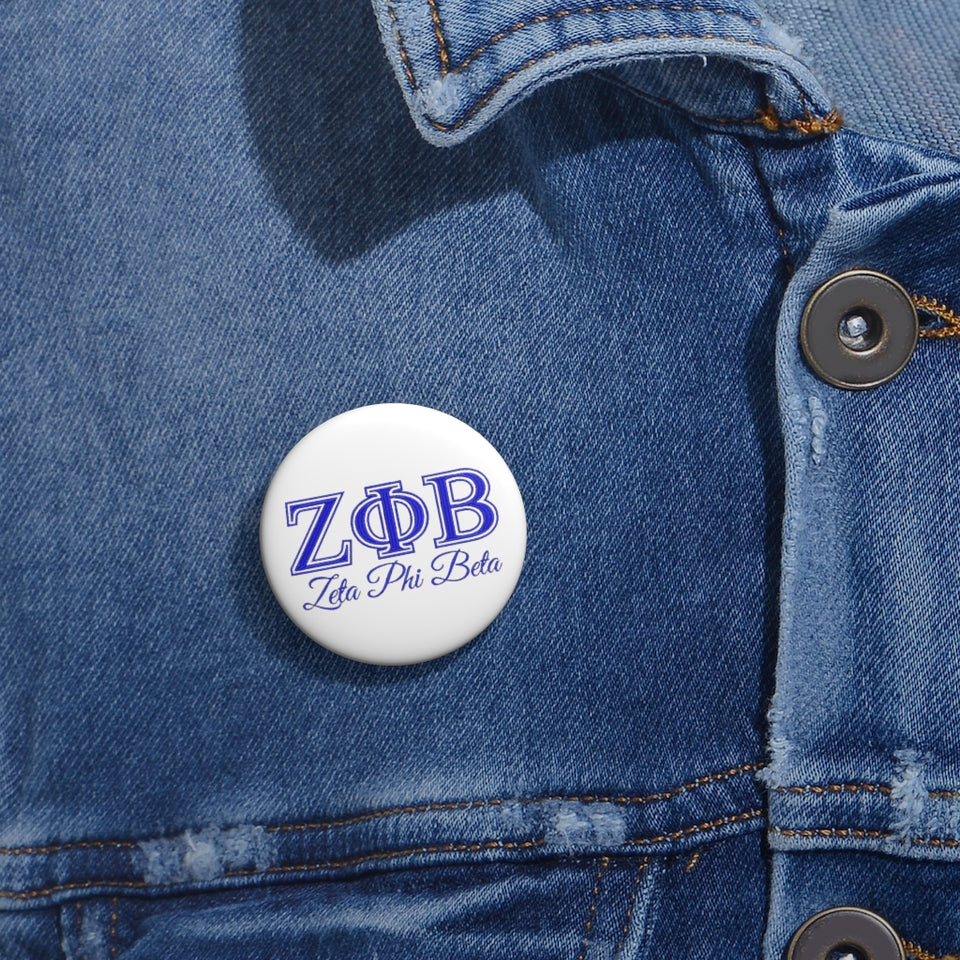 Zeta Phi Beta Pin Buttons