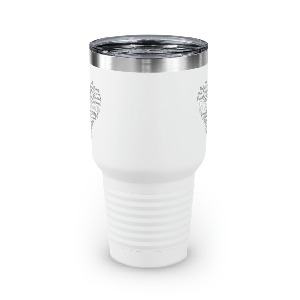 Black Queen Ringneck Tumbler, 30oz