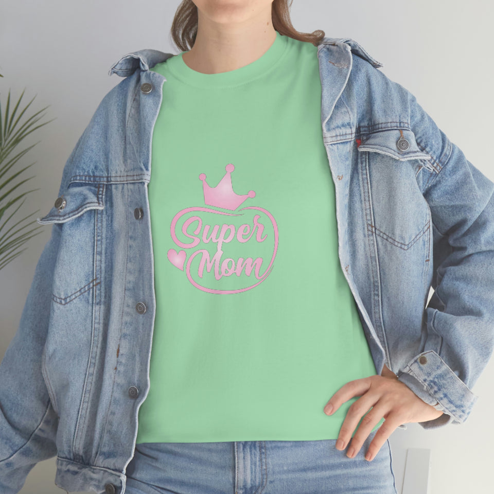 Super Mom Unisex Heavy Cotton Tee