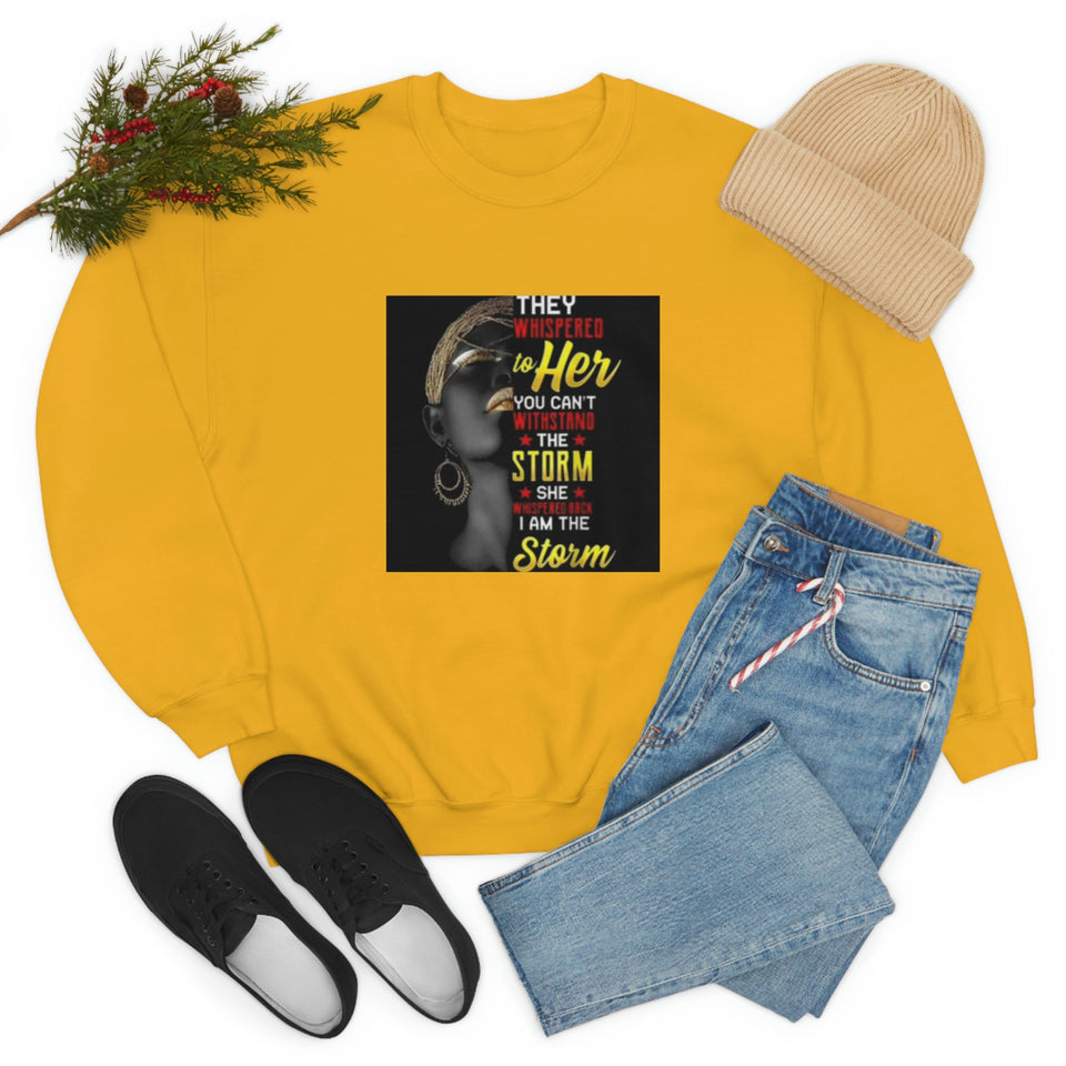 They Whispered Unisex Heavy Blend™ Crewneck Sweatshirt