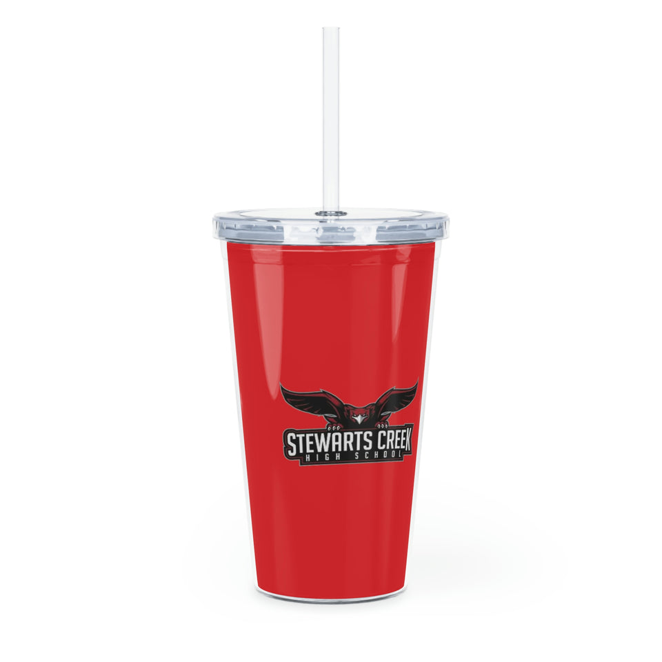 Stewarts Creek HS Plastic Tumbler with Straw