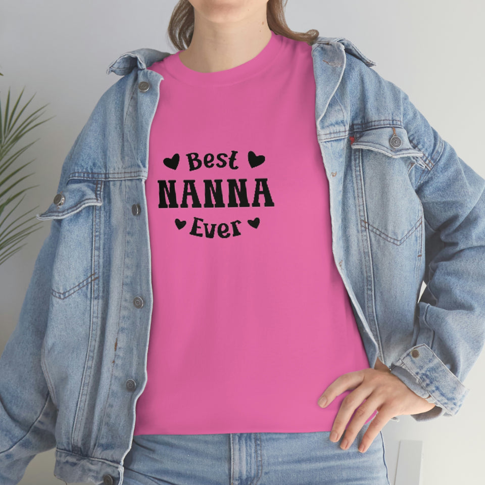 Best Nanna Ever Unisex Heavy Cotton Tee