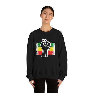 Black Fist Unisex Heavy Blend™ Crewneck Sweatshirt