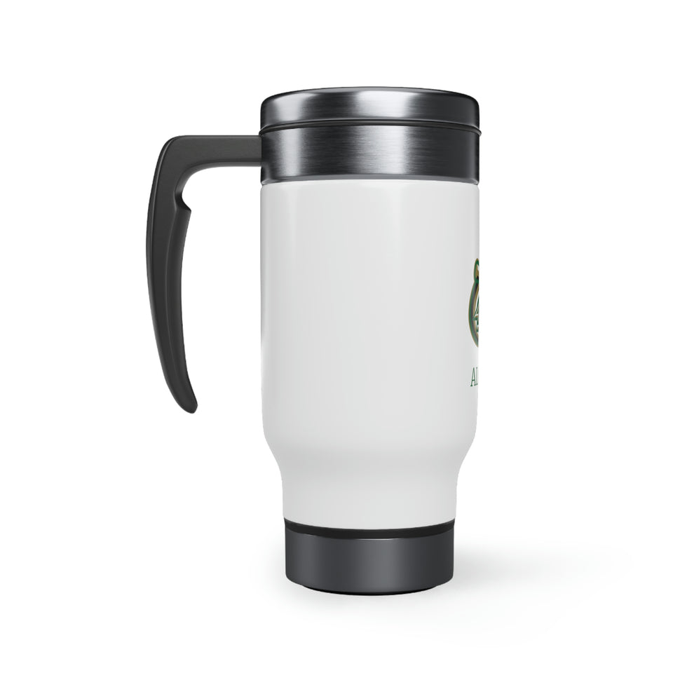 UNCC ALUMNI Stainless Steel Travel Mug with Handle, 14oz