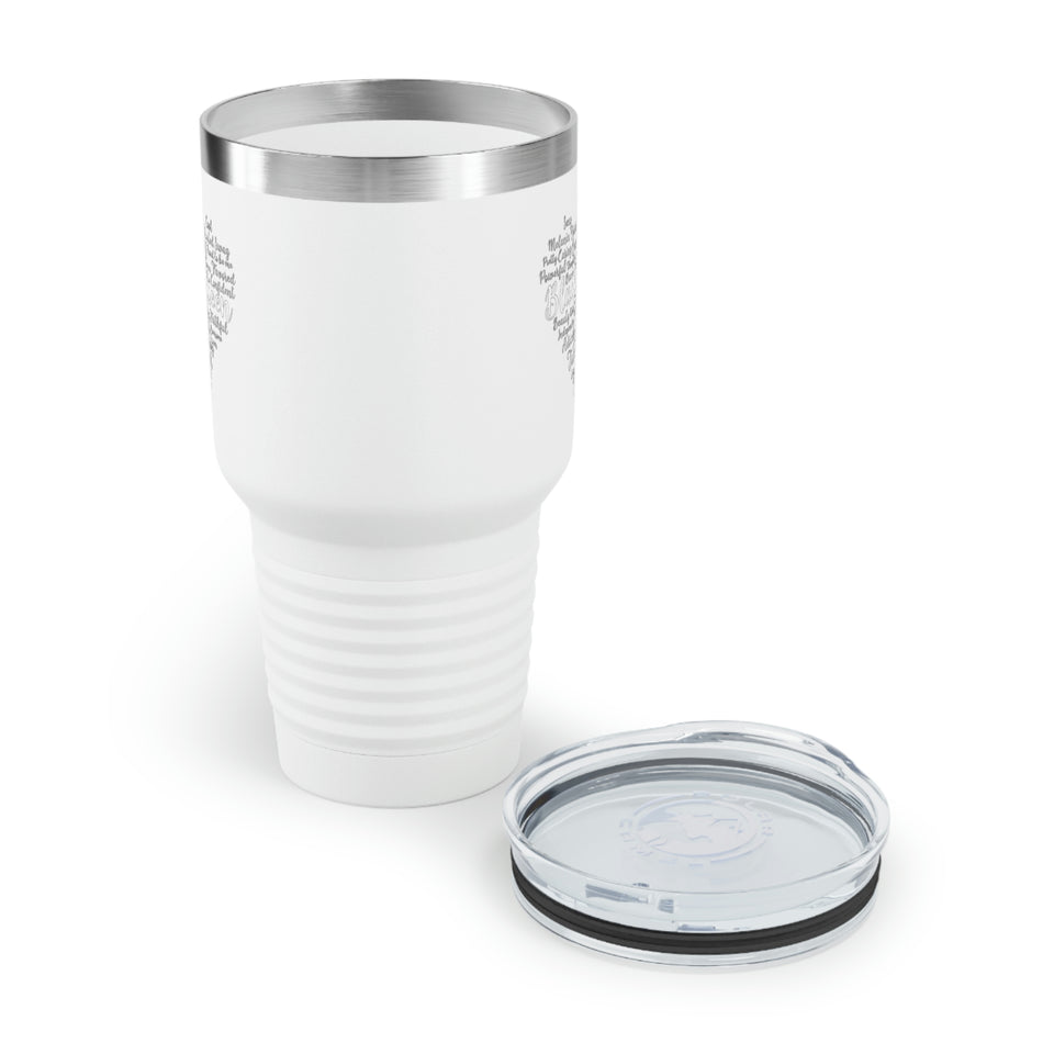 Black Queen Ringneck Tumbler, 30oz