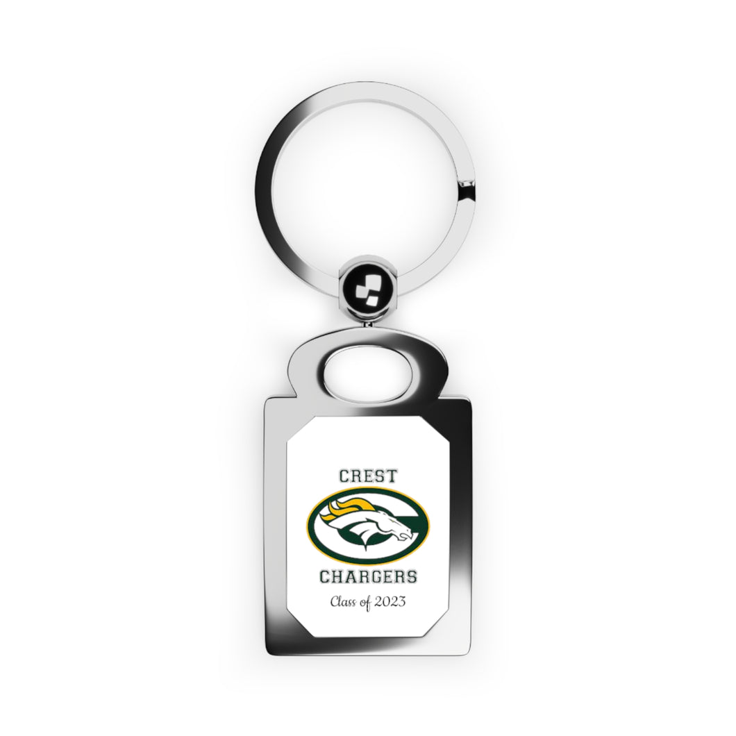 Crest HS Class of 2023 Rectangle Photo Keyring
