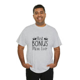 Best Bonus Mom Ever Unisex Heavy Cotton Tee