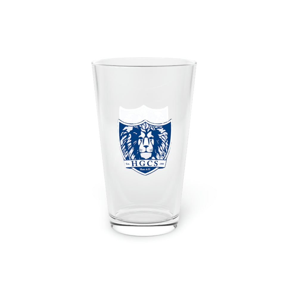 Hickory Grove Christian Pint Glass, 16oz