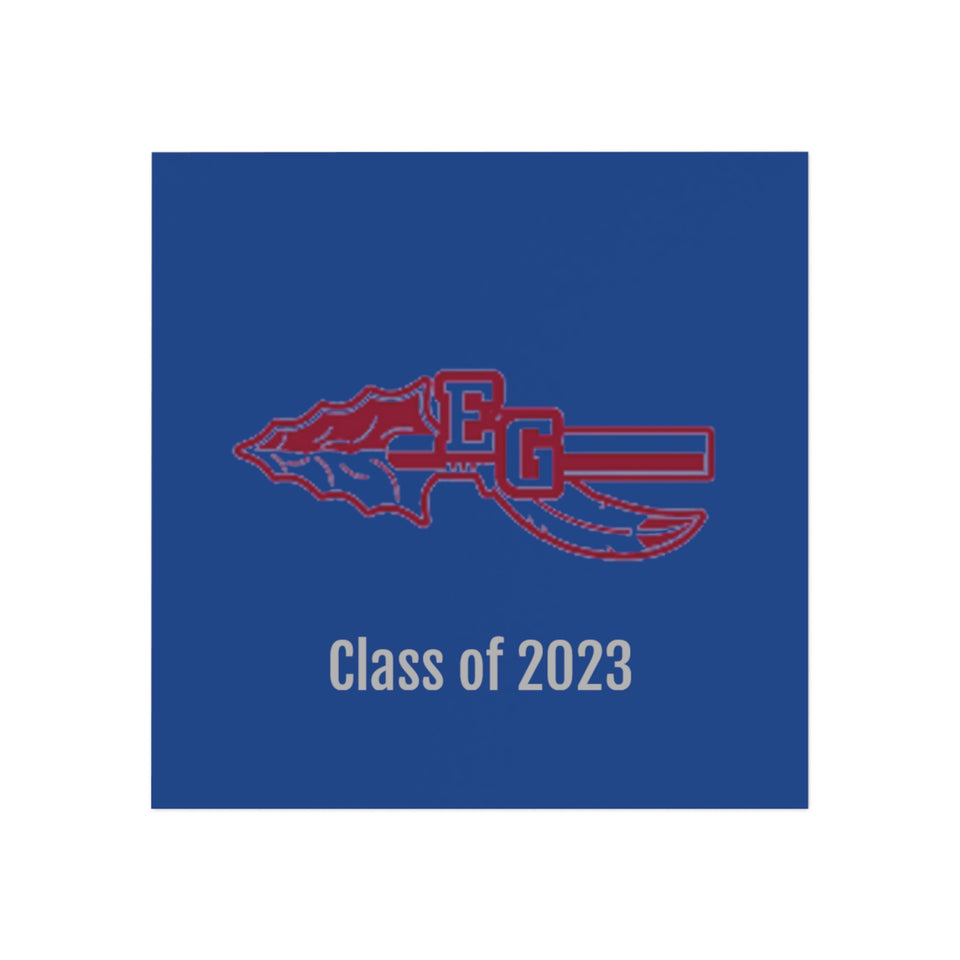 East Gaston HS Class of 2023 Square Magnet