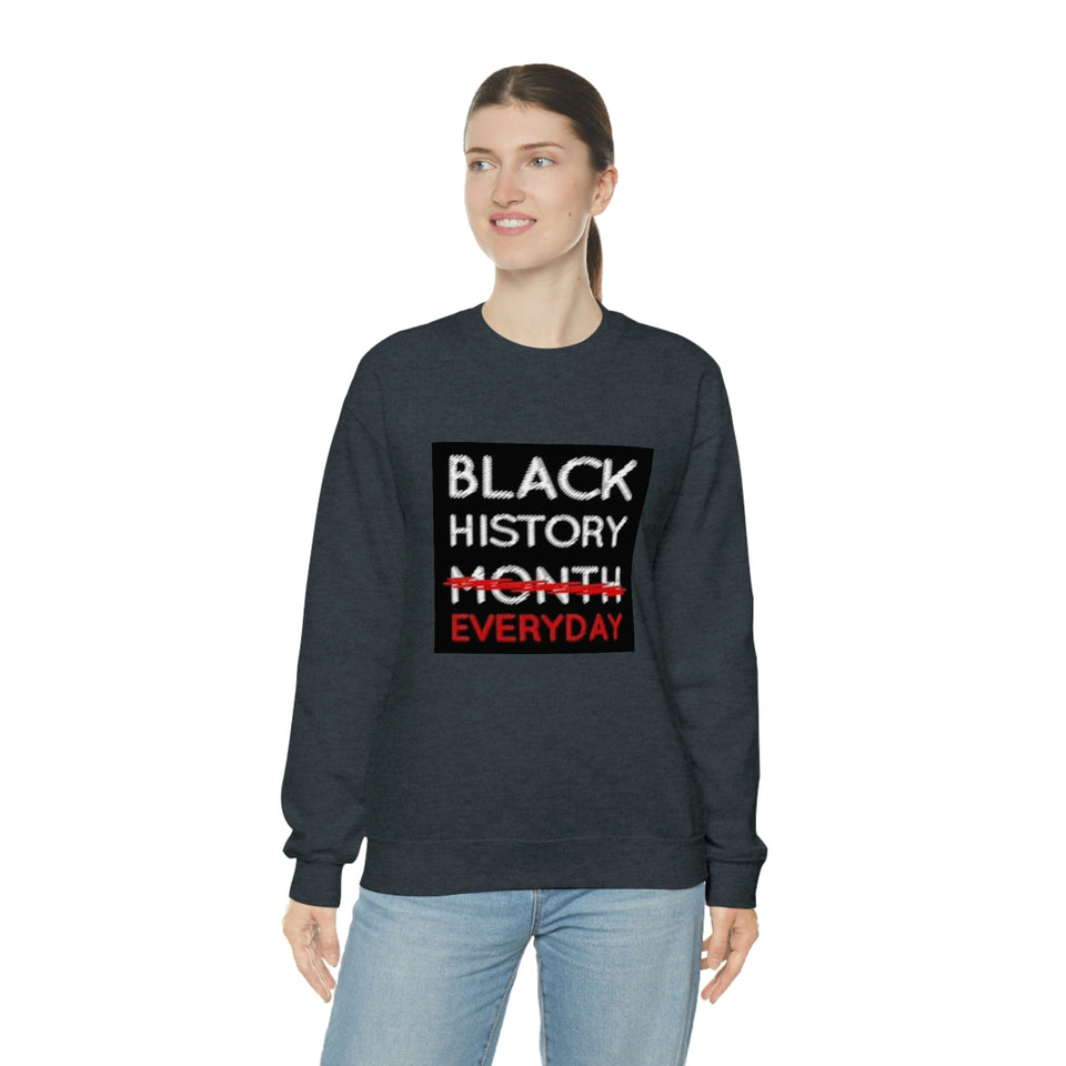 Black History Everyday Unisex Heavy Blend™ Crewneck Sweatshirt
