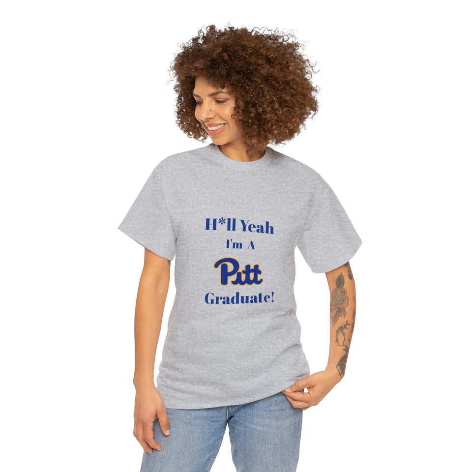 H*ll Yeah! University of Pittsburgh Unisex Heavy Cotton Tee