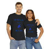 H*ll Yeah! Elizabeth City State Vikings Senior Unisex Heavy Cotton Tee