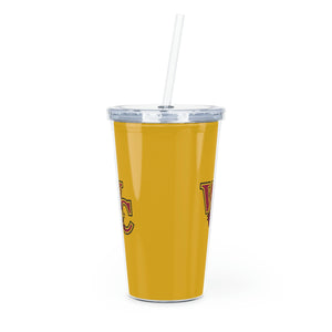 West Charlotte HS Plastic Tumbler with Straw