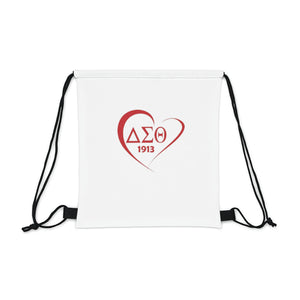 DST Heart Outdoor Drawstring Bag