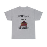 H*ll Yeah! Shaw University Bears Senior Unisex Heavy Cotton Tee