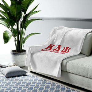Kappa Alpha Psi Velveteen Plush Blanket