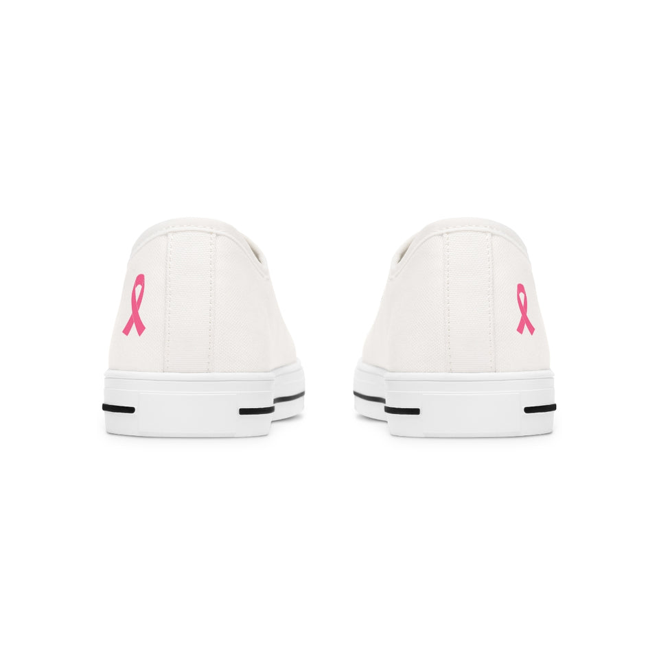 Breast Cancer Awareness Low Top Sneakers