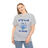 H*ll Yeah! Fayetteville State Broncos Senior Unisex Heavy Cotton Tee