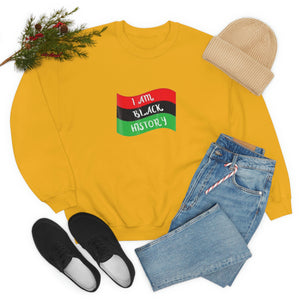 I Am Black History Unisex Heavy Blend™ Crewneck Sweatshirt