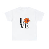 LOVE Clemson Unisex Heavy Cotton Tee