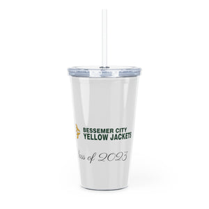 Bessemer City Yellow Jackets Class of 2023 Plastic Tumbler with Straw