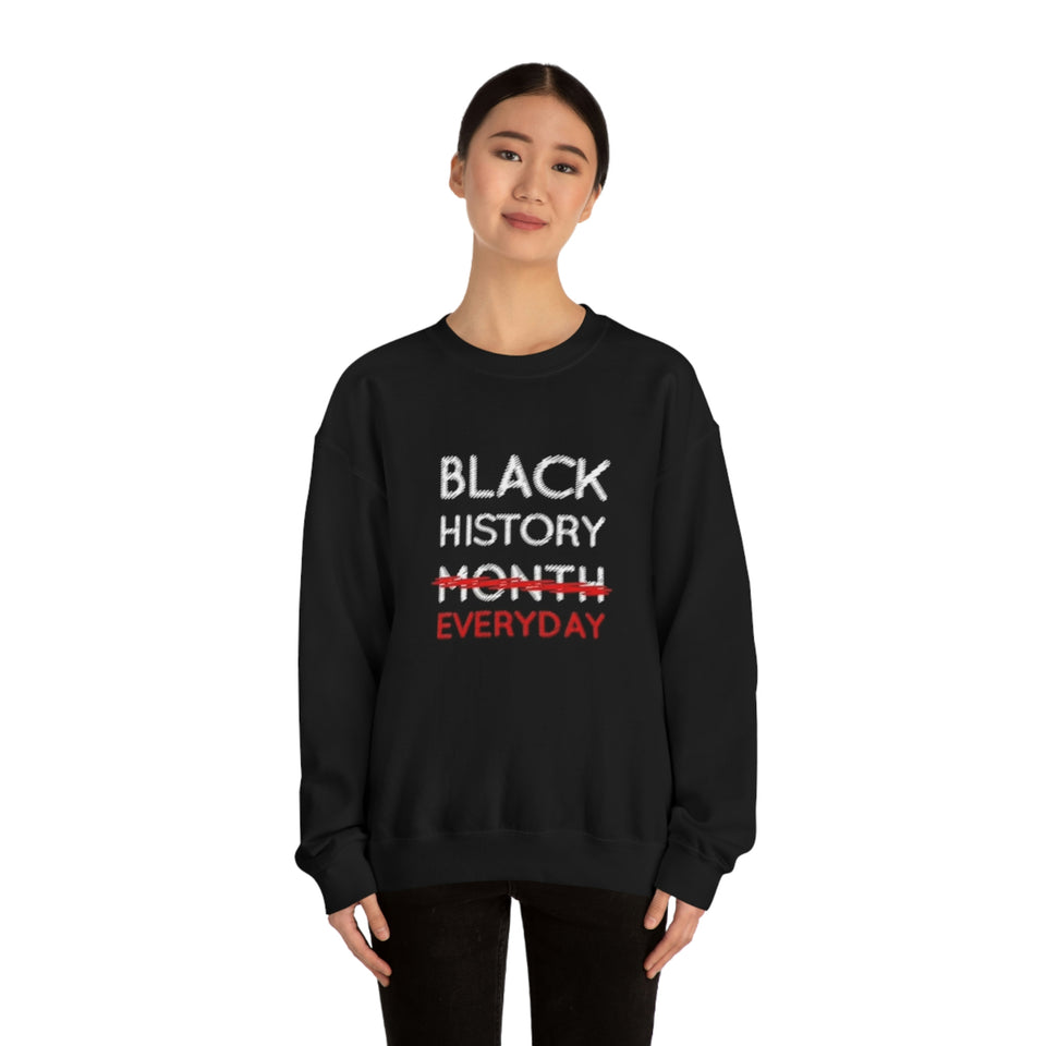 Black History Everyday Unisex Heavy Blend™ Crewneck Sweatshirt