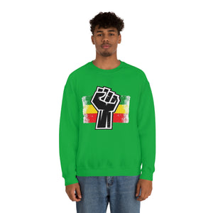 Black Fist Unisex Heavy Blend™ Crewneck Sweatshirt