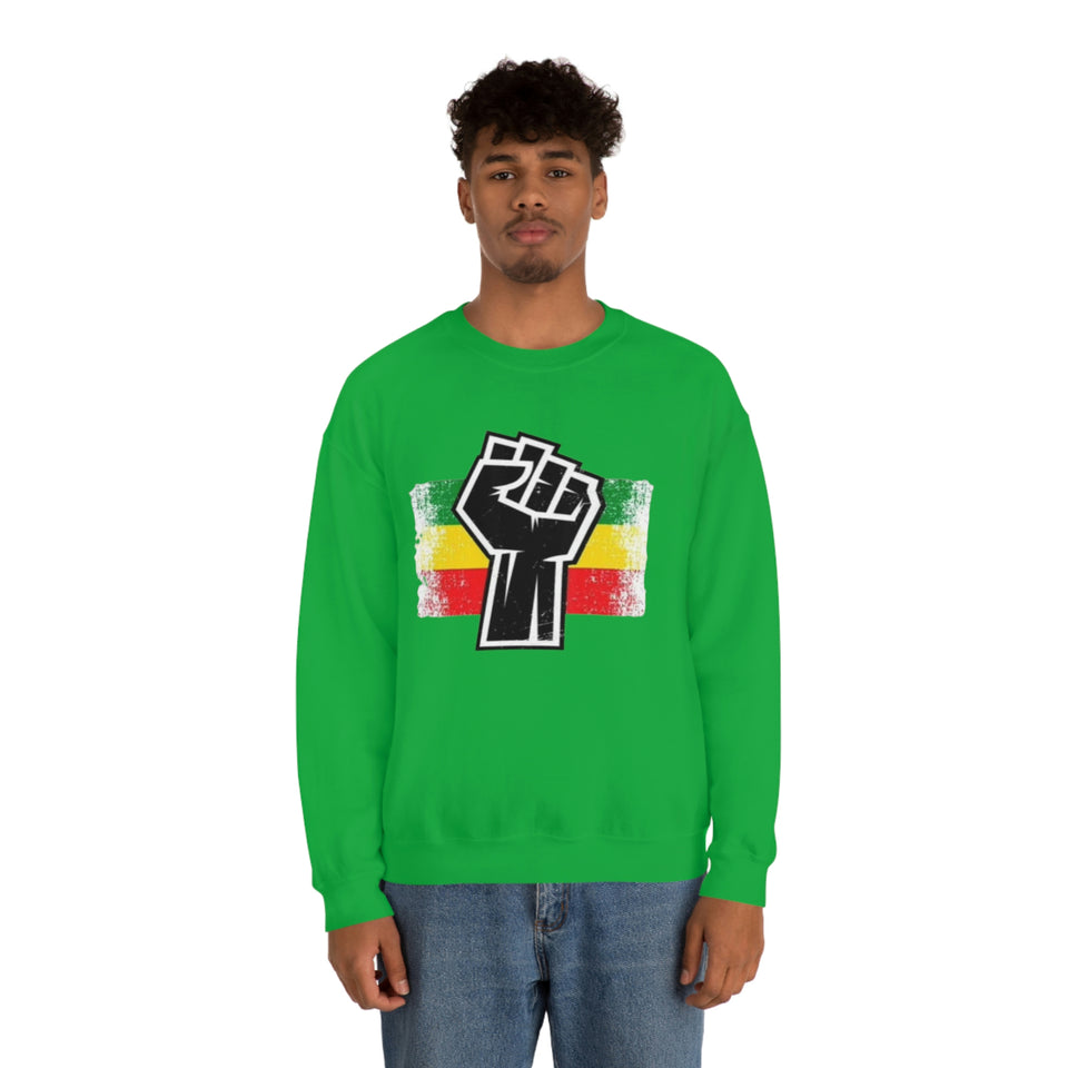 Black Fist Unisex Heavy Blend™ Crewneck Sweatshirt