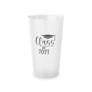Class of 2023 Frosted Pint Glass, 16oz